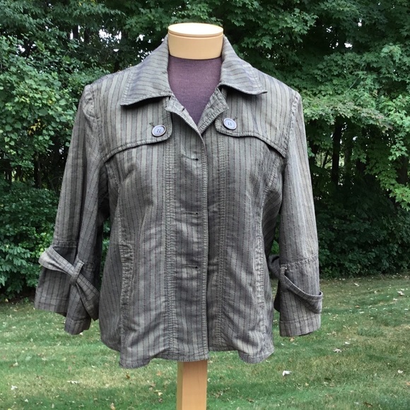 Mrs Pepper olive blazer/light jacket size Med - Picture 1 of 7